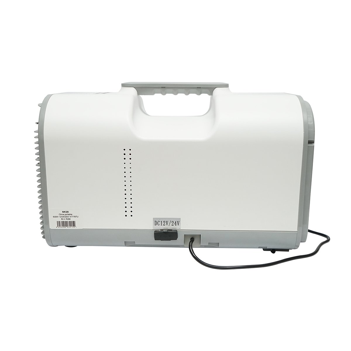 Aparat de aer conditionat portabil 4777 BTU, 600W, 12V-24V-220V cu functie dezumidificare, ventilatie, telecomanda, mod somn, kit instalare inclus Breckner Germany
